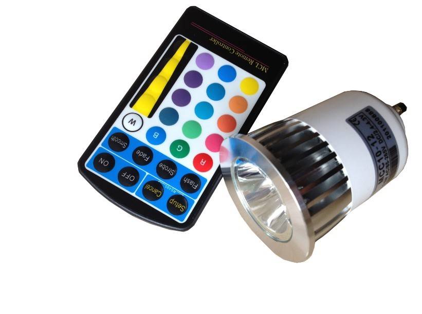 1X5W RGB spotlight
