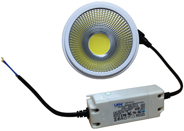 AC220V G53 11W AR111 COB Spotlight